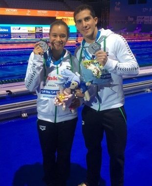Veracruzana le da plata a México en el mundial de natación