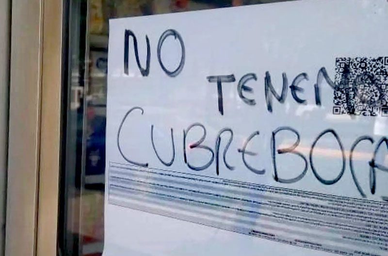 Cubrebocas y gel antibacterial agotados en Veracruz, Boca y Medellín