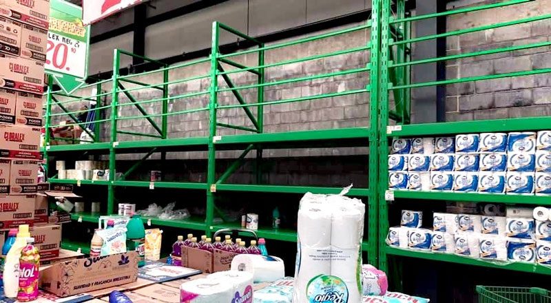 Compras de pánico, acaban con el papel higiénico