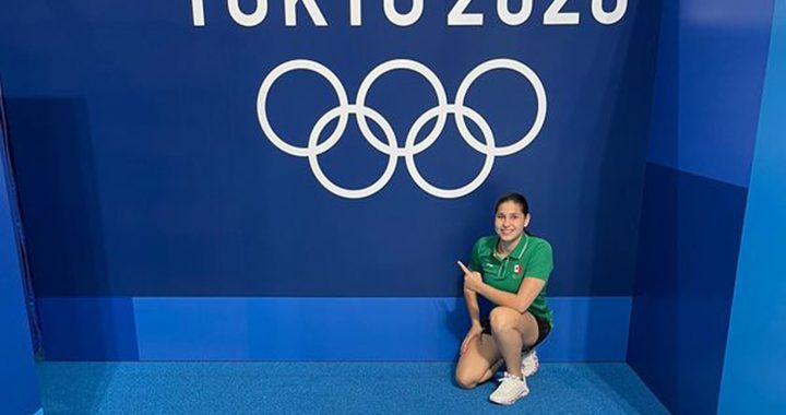 Dolores Hernández feliz por su cuarto lugar olímpico