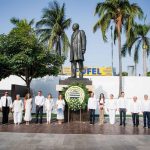 Conmemora Alcalde JM Unánue el 219 Aniversario del Natalicio de Benito Juárez
