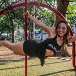 Exitosa exhibición de Pole Urbano en Parque Zaragoza en Veracruz