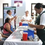 Permanece módulo de vacunación del IMSS Bienestar en Edificio Trigueros