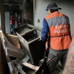 Encabeza alcaldesa de Veracruz limpieza de departamentos afectados por incendio