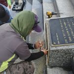 Inicia rehabilitación de Obelisco a los Héroes Caídos de 1914 tras intento de robo de la placa de bronce