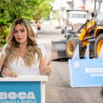 Alcaldesa Maryjose Gamboa inicia obras de pavimentación en las colonias Manlio Fabio Altamirano y Primero de Mayo Norte