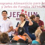 Inicia Rosa María segunda dispersión de valeras de JEFMUN en beneficio de 15 mil familias