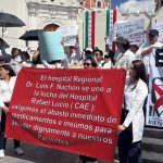 Base trabajadora del CAE-Xalapa exigen material de trabajo y renuncia de Ramos Alor