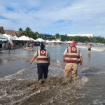 Exhorta Ayuntamiento de Veracruz a población a no realizar actividades en playas por marea alta